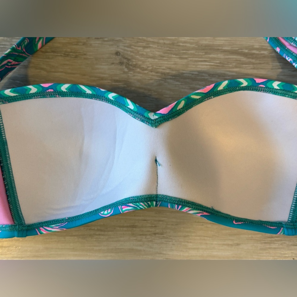 Lilly Pulitzer Blue and Pink Bikini - Picture 6 of 8